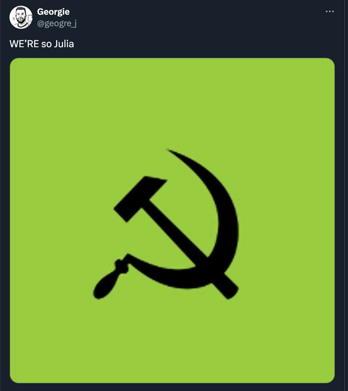 symbol hammer and sickle - Georgie We'Re so Julia Q